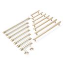 Signature Hardware Champagne Bronze 3-3/4 in. Center-to-Center Cup Pull 