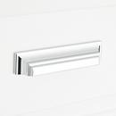 Signature Hardware Polished Chrome 3-3/4 in. Center-to-Center Cup Pull 