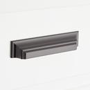 Signature Hardware Matte Black 3-3/4 in. Center-to-Center Cup Pull 