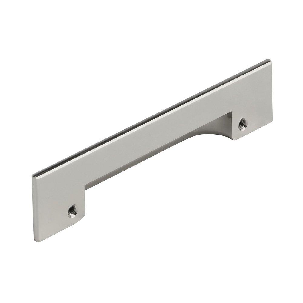 Signature Hardware Polished Nickel 3-3/4 in. Center-to-Center Cup Pull 