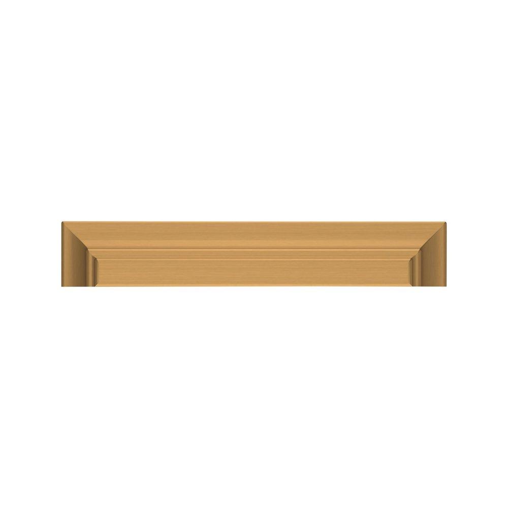 Signature Hardware Brushed Gold 5-1/16 in. Center-to-Center Cup Pull 