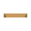 Signature Hardware Brushed Gold 5-1/16 in. Center-to-Center Cup Pull 