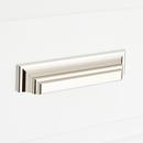 Signature Hardware Polished Nickel 5-1/16 in. Center-to-Center Cup Pull 