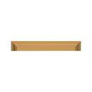 Signature Hardware Brushed Gold 6-5/16 in. Center-to-Center Cup Pull 