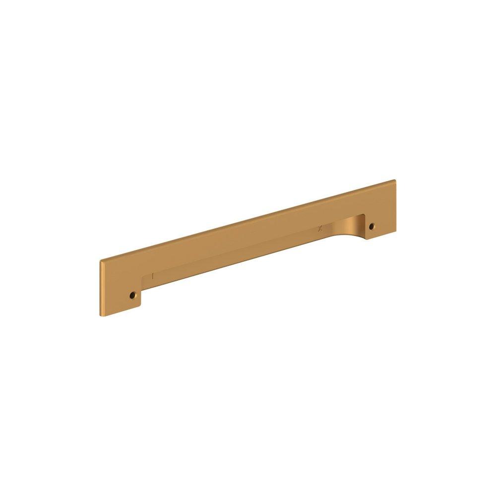 Signature Hardware Brushed Gold 6-5/16 in. Center-to-Center Cup Pull 