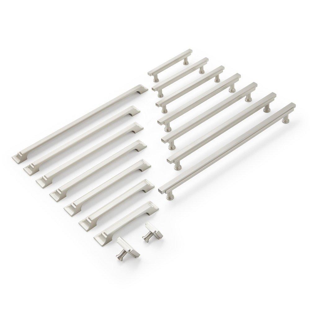 Signature Hardware Satin Nickel 6-5/16 in. Center-to-Center Cup Pull 