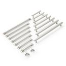 Signature Hardware Satin Nickel 6-5/16 in. Center-to-Center Cup Pull 