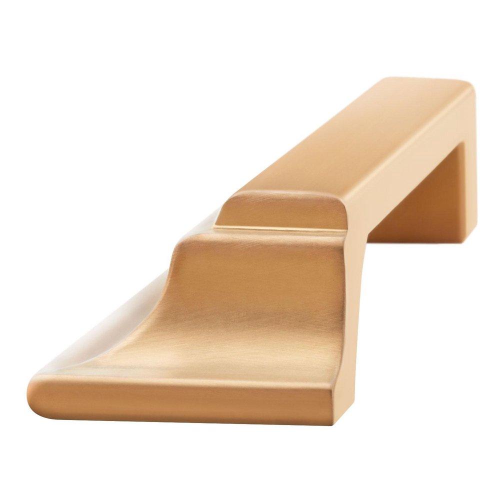 Signature Hardware Brushed Gold 7-9/16 in. Center-to-Center Cup Pull 