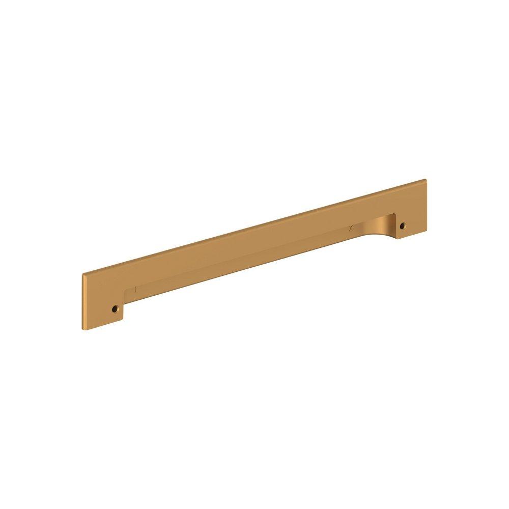 Signature Hardware Brushed Gold 7-9/16 in. Center-to-Center Cup Pull 