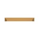 Signature Hardware Brushed Gold 7-9/16 in. Center-to-Center Cup Pull 
