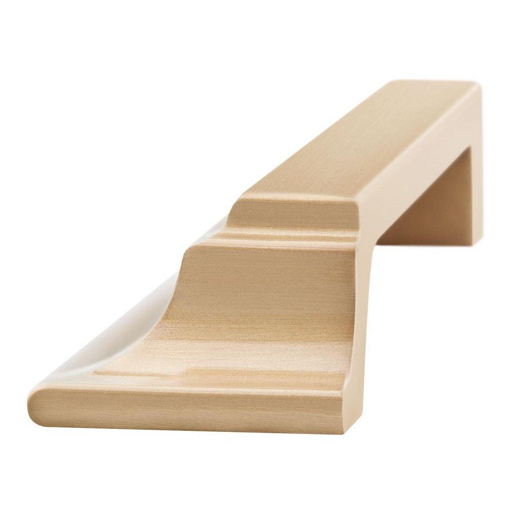 Signature Hardware Champagne Bronze 7-9/16 in. Center-to-Center Cup Pull 