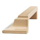 Signature Hardware Champagne Bronze 7-9/16 in. Center-to-Center Cup Pull 