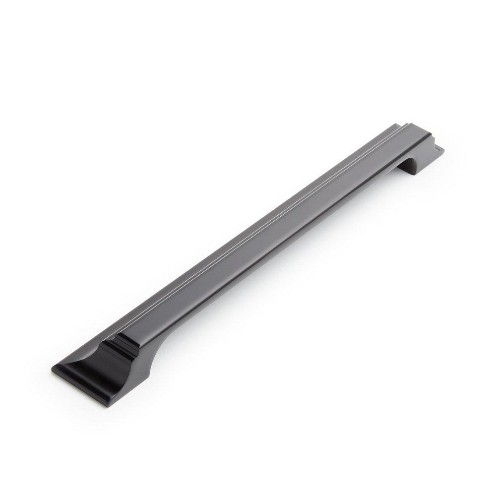 Signature Hardware Matte Black 7-9/16 in. Center-to-Center Cup Pull 