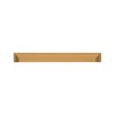 Signature Hardware Brushed Gold 8-13/16 in. Center-to-Center Cup Pull 