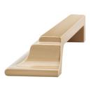 Signature Hardware Champagne Bronze 8-13/16 in. Center-to-Center Cup Pull 