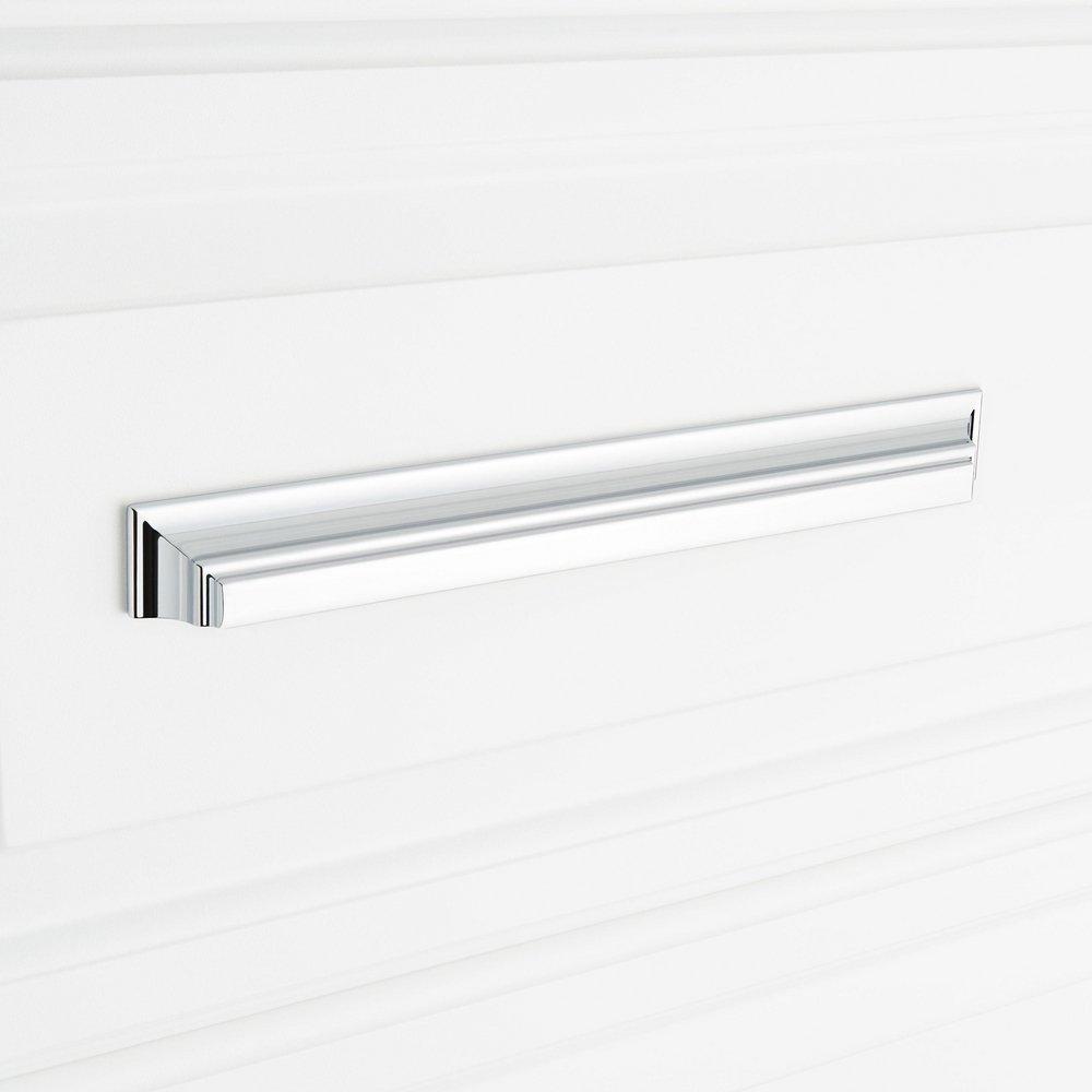 Signature Hardware Polished Chrome 8-13/16 in. Center-to-Center Cup Pull 
