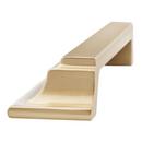 Signature Hardware Golden Champagne 8-13/16 in. Center-to-Center Cup Pull 