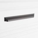 Signature Hardware Matte Black 8-13/16 in. Center-to-Center Cup Pull 