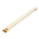 Signature Hardware Brushed Gold 10-1/16 in. Center-to-Center Cup Pull 