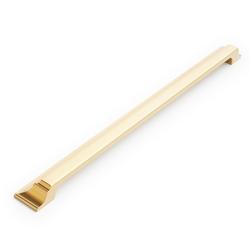 10-1/16 in. Center-to-Center Cup Pull in Brushed Gold