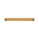 Signature Hardware Brushed Gold 10-1/16 in. Center-to-Center Cup Pull 