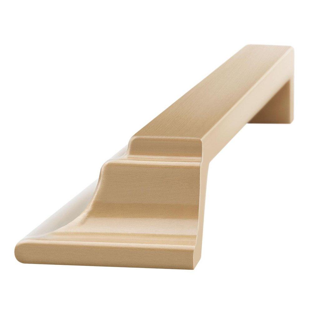 Signature Hardware Champagne Bronze 10-1/16 in. Center-to-Center Cup Pull 