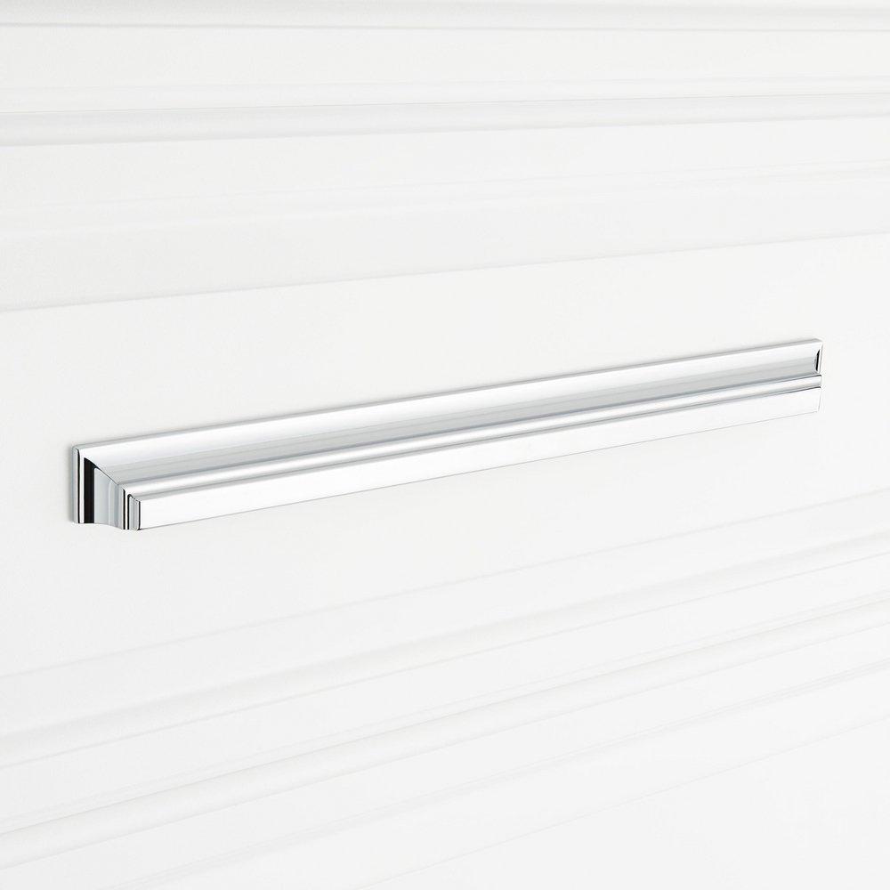 Signature Hardware Polished Chrome 10-1/16 in. Center-to-Center Cup Pull 