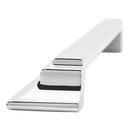 Signature Hardware Polished Chrome 10-1/16 in. Center-to-Center Cup Pull 