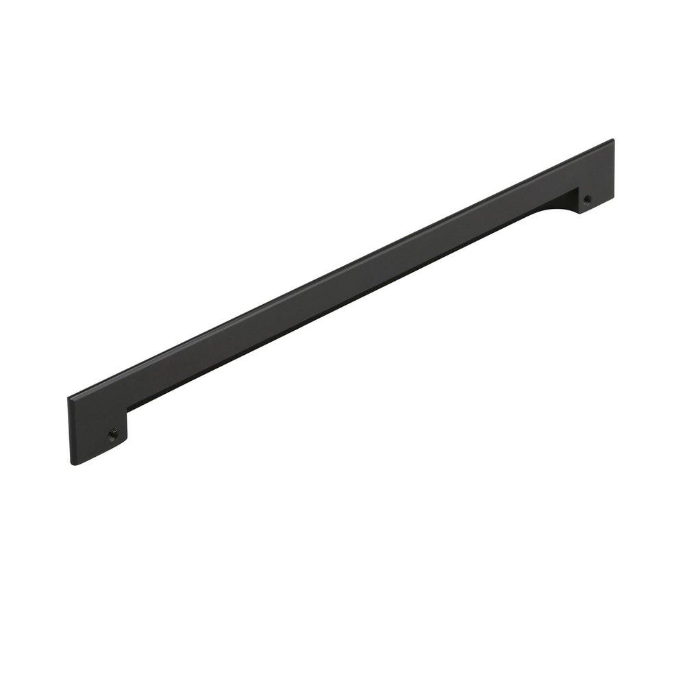 Signature Hardware Matte Black 10-1/16 in. Center-to-Center Cup Pull 