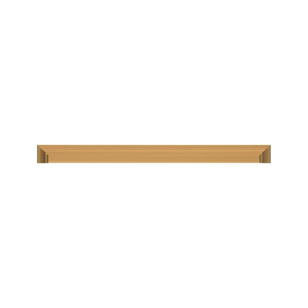 Signature Hardware Brushed Gold 12-5/8 in. Center-to-Center Cup Pull 