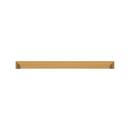 Signature Hardware Brushed Gold 12-5/8 in. Center-to-Center Cup Pull 