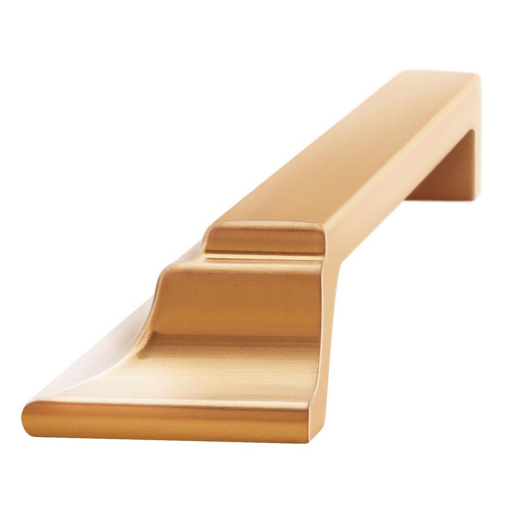Signature Hardware Brushed Gold 12-5/8 in. Center-to-Center Cup Pull 