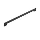 Signature Hardware Matte Black 12-5/8 in. Center-to-Center Cup Pull 