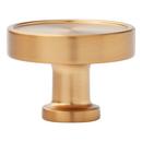 Signature Hardware Brushed Gold 1-1/4 in. Cabinet Knob 