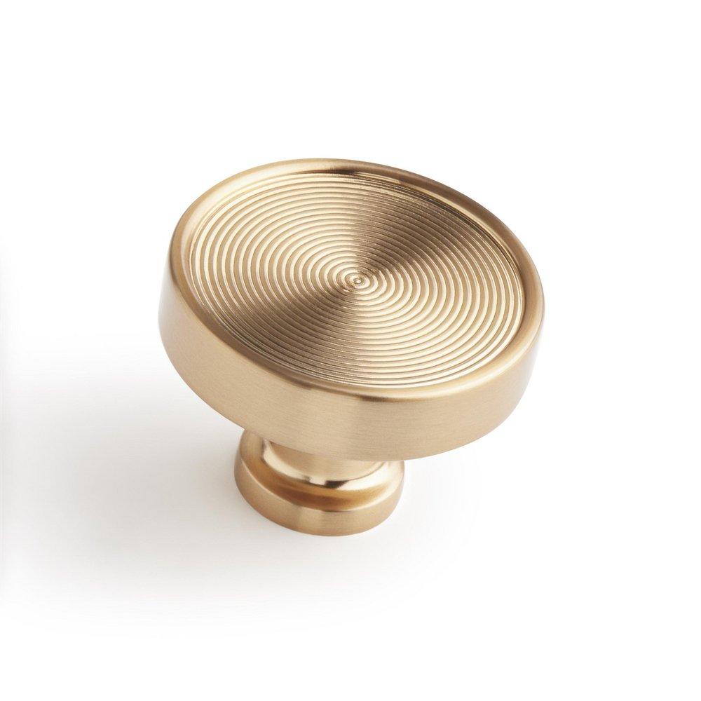 1-1/4 in. Round Knob in Champagne Bronze 