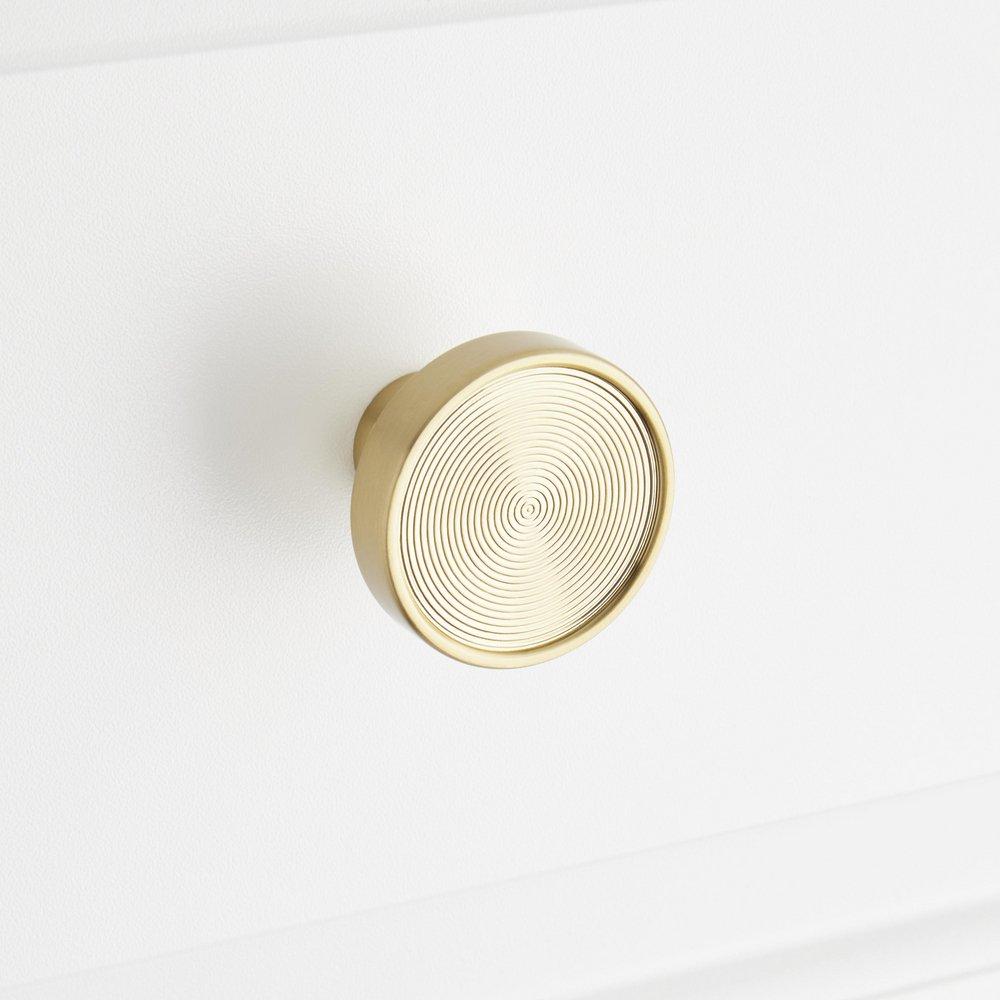 Signature Hardware Golden Champagne 1-1/4 in. Cabinet Knob 