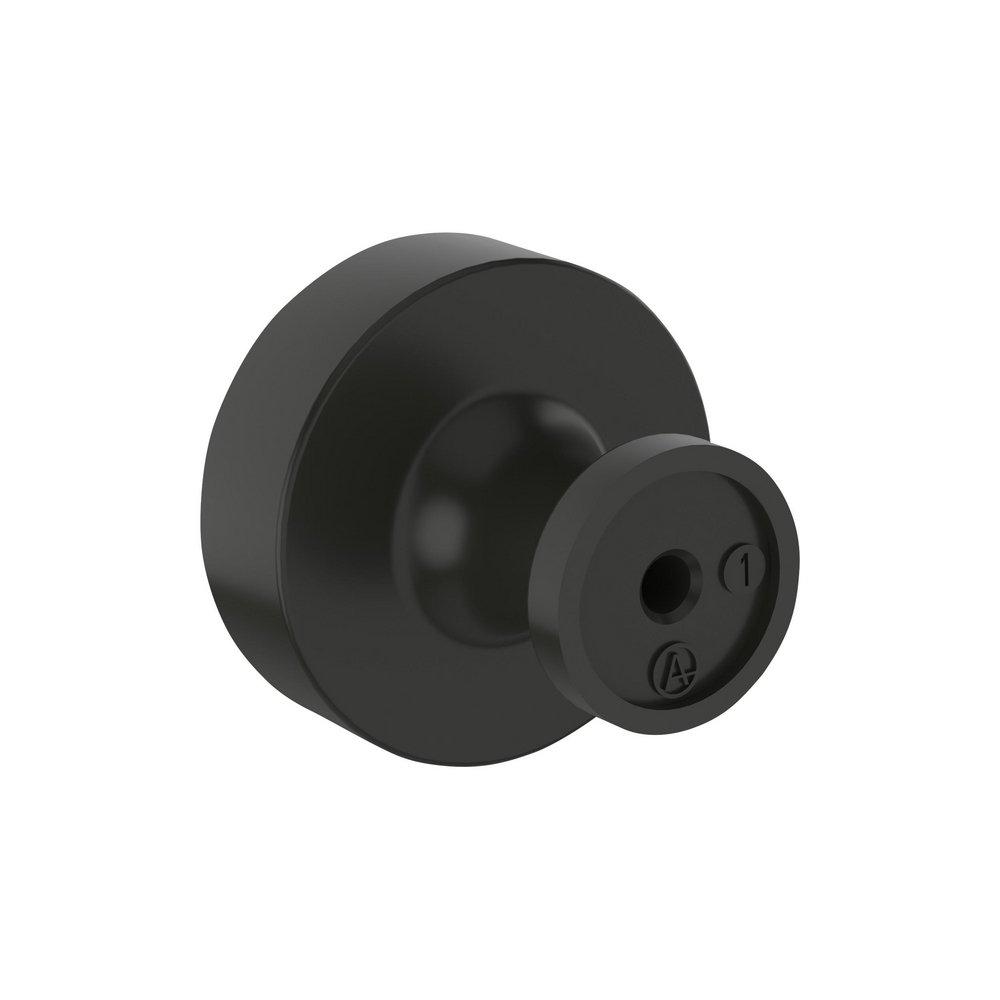 Signature Hardware Matte Black 1-1/4 in. Cabinet Knob 