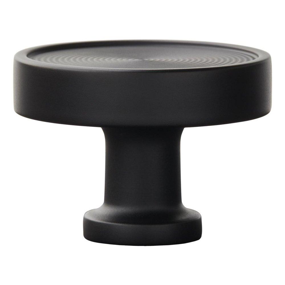 Signature Hardware Matte Black 1-1/4 in. Cabinet Knob 