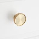 Signature Hardware Brushed Gold 1-3/4 in. Cabinet Knob 