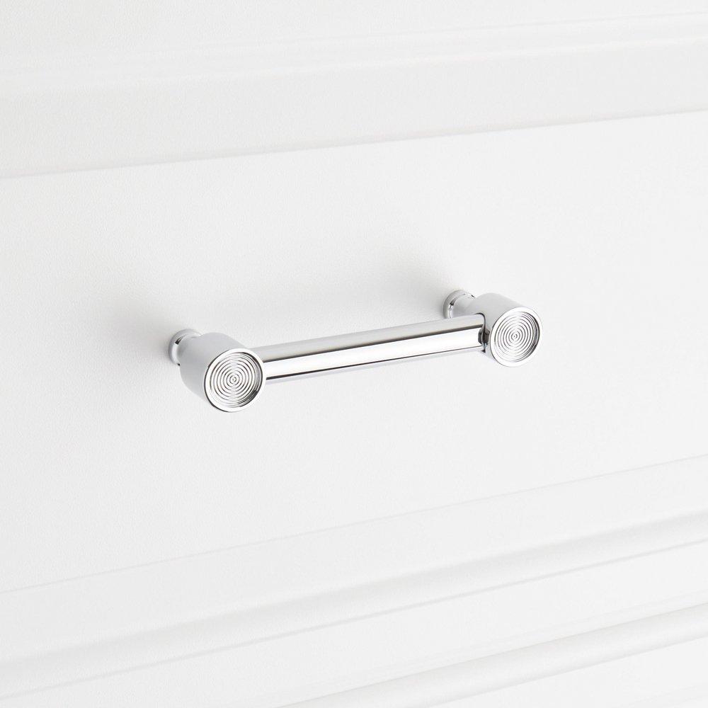 Signature Hardware Polished Chrome 3-3/4 in. Center-to-Center Cabinet Pull 