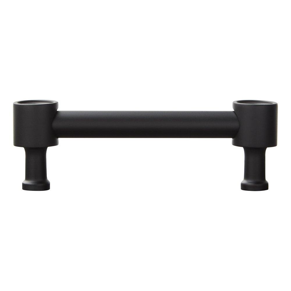 Signature Hardware Matte Black 3-3/4 in. Center-to-Center Cabinet Pull 