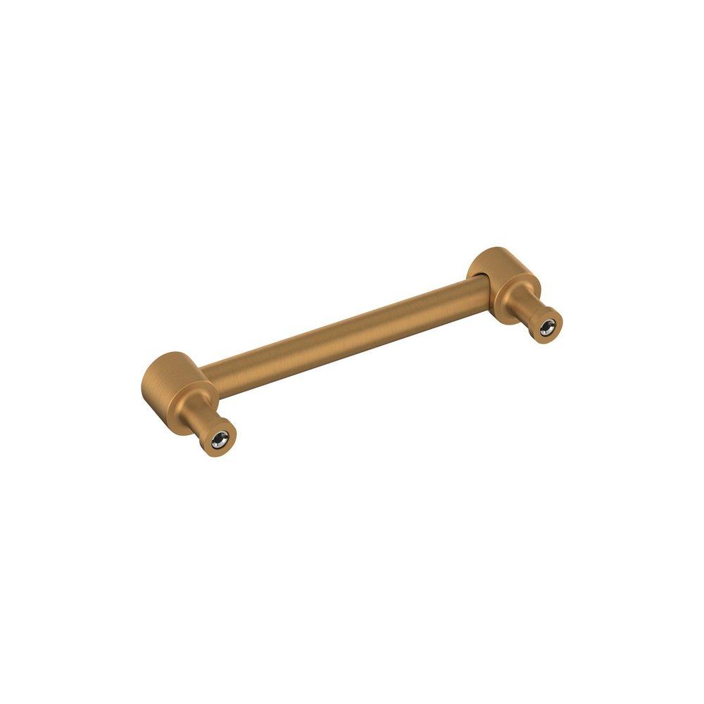 Signature Hardware Brushed Gold 5-1/16 in. Center-to-Center Cabinet Pull 
