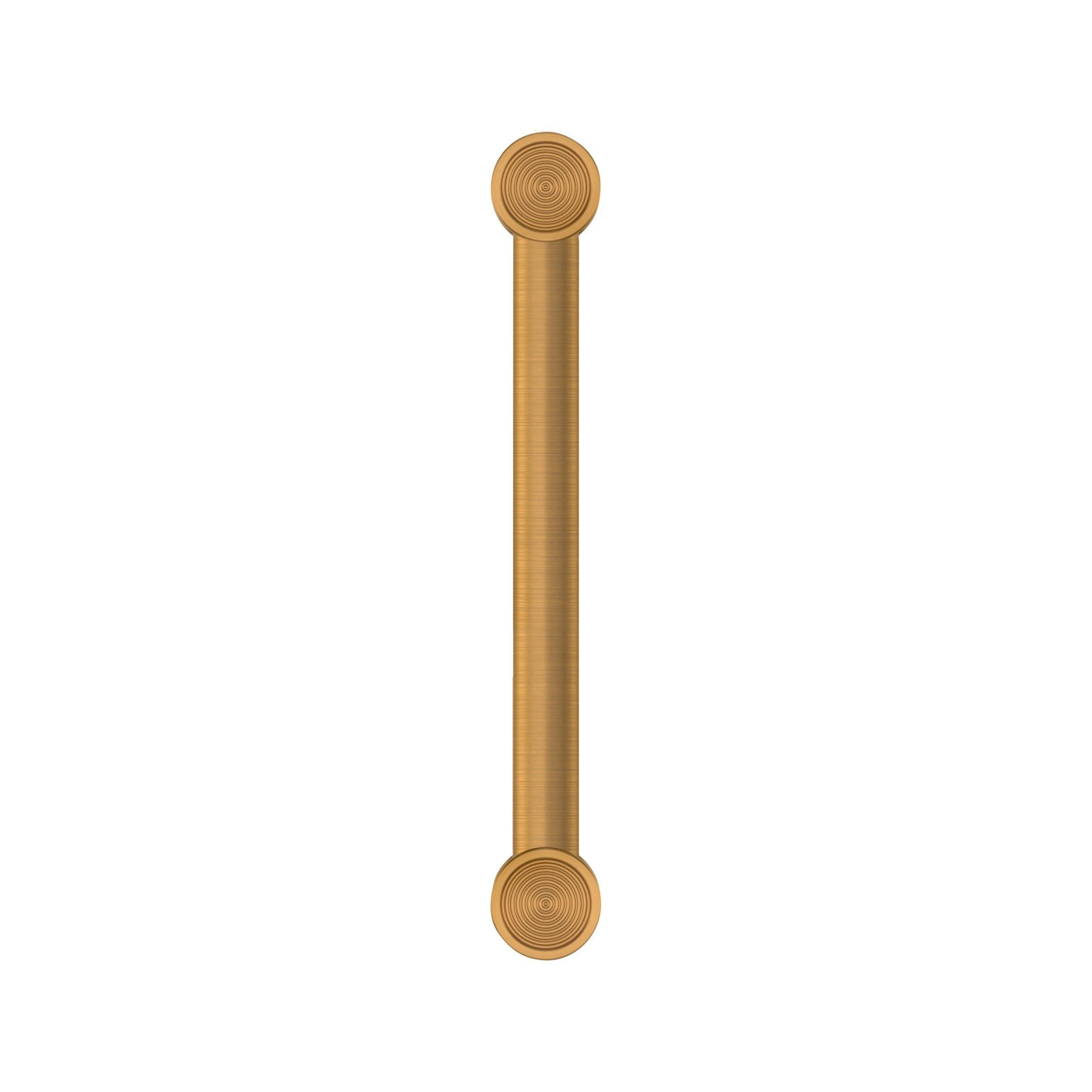 Signature Hardware Brushed Gold 5-1/16 in. Center-to-Center Cabinet Pull 
