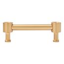 Signature Hardware Brushed Gold 5-1/16 in. Center-to-Center Cabinet Pull 