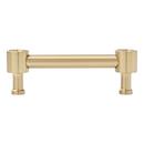 Signature Hardware Champagne Bronze 5-1/16 in. Center-to-Center Cabinet Pull 