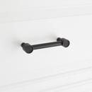 Signature Hardware Matte Black 5-1/16 in. Center-to-Center Cabinet Pull 