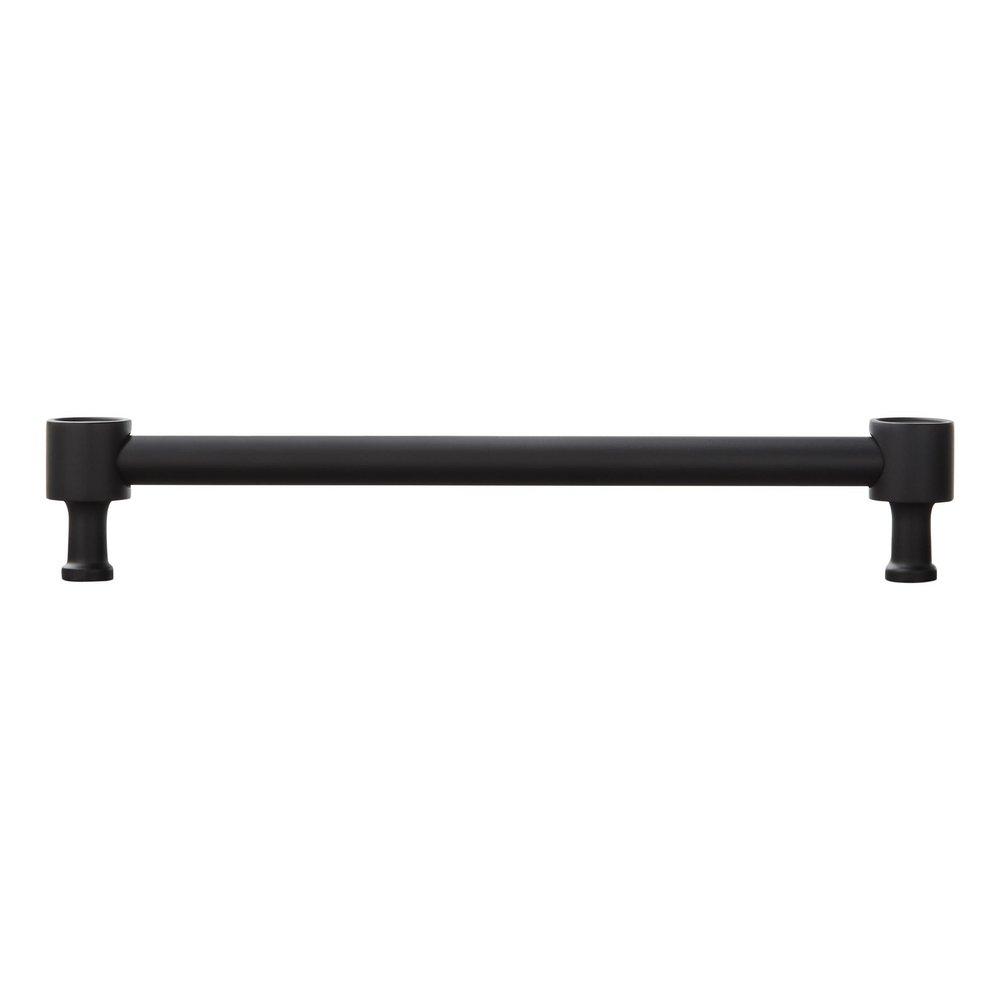 Signature Hardware Matte Black 6-5/16 in. Center-to-Center Cabinet Pull 