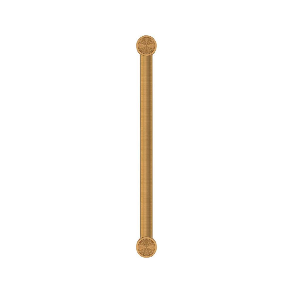 Signature Hardware Brushed Gold 7-9/16 in. Center-to-Center Cabinet Pull 