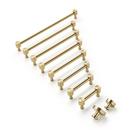Signature Hardware Golden Champagne 7-9/16 in. Center-to-Center Cabinet Pull 