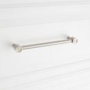 Signature Hardware Satin Nickel 7-9/16 in. Center-to-Center Cabinet Pull 